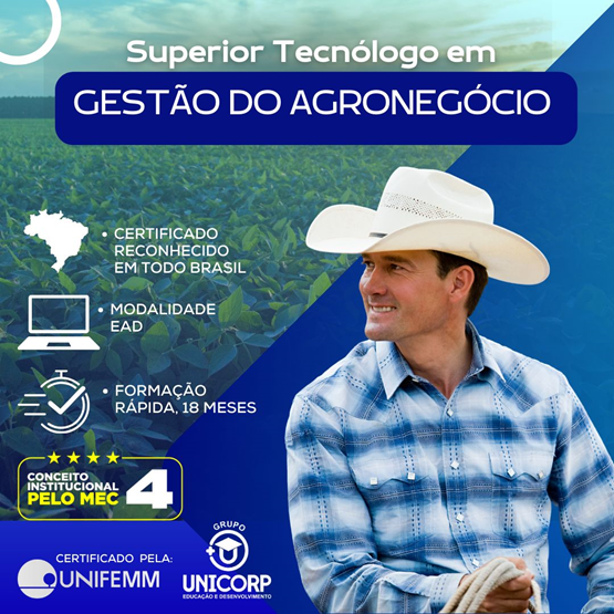 Tecnólogo em Gestão do Agronegócio